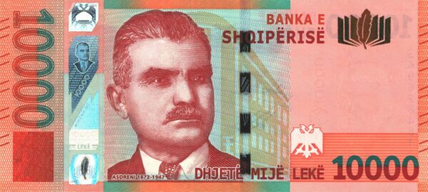 Albanian 10,000 Leke 2019