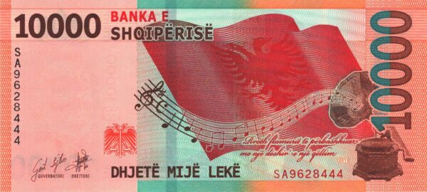 Albanian 10,000 Leke 2019