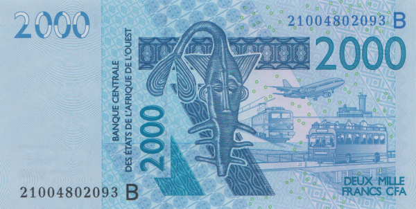 Benin 2000 francs 2021