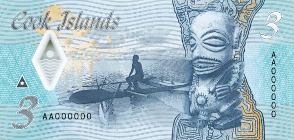 Cook Islands 3 Dollars (2021)