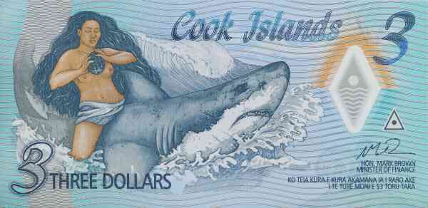 Cook Islands 3 Dollars (2021)