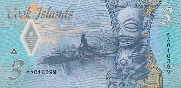 Cook Islands 3 Dollars (2021)