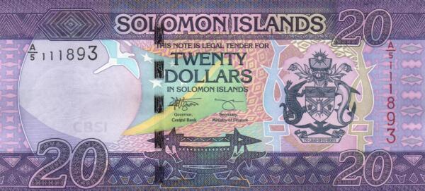 Solomon Islands 20 dollars 2021