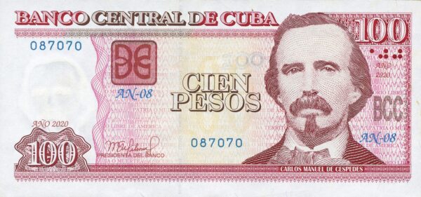 Cuba 100 peso 2020