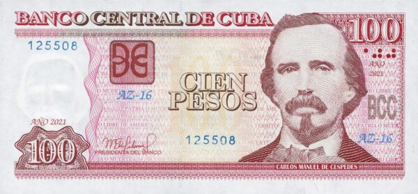 Cuba 100 peso 2021