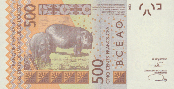 Burkina Faso 500 francs 2021
