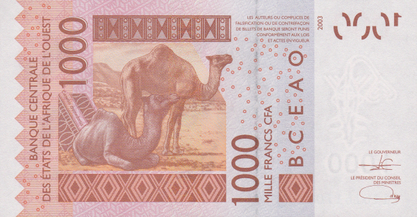 Burkina Faso 1000 francs 2021