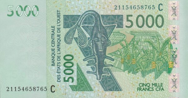 Burkina Faso 5000 francs 2021