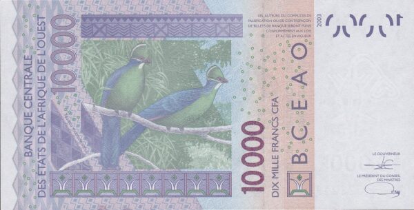 Burkina Faso 10 000 francs 2021