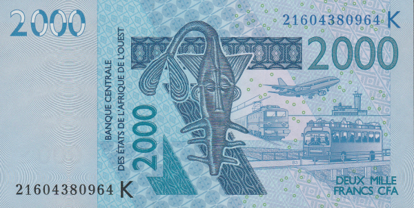 Senegal 2000 francs 2021