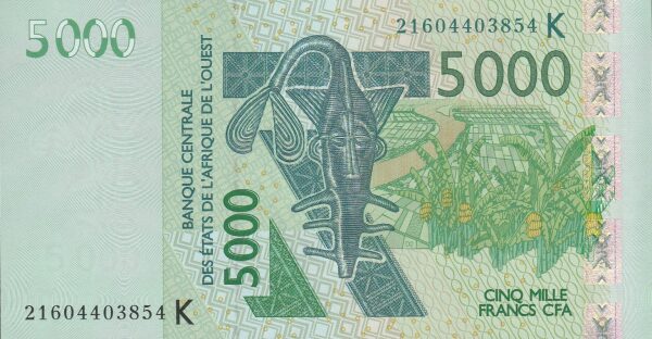 Senegal 5000 francs 2021