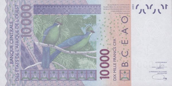 Senegal 10000 francs 2021