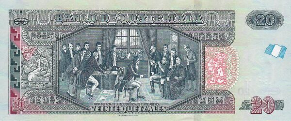 Guatemala 20 quetzal 2018