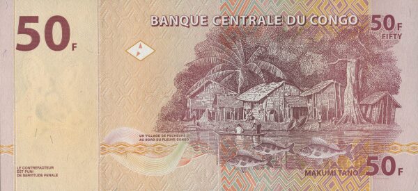 Congo Democratic Republic 50 francs 2020