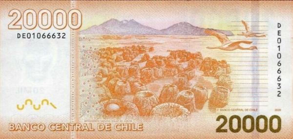Chile 20,000 pesos 2020