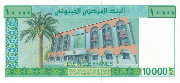 Djibouti 10 000 francs (2021)