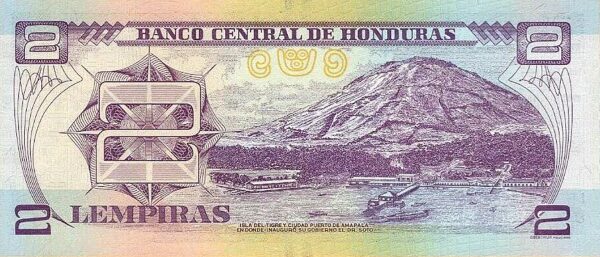 Honduras 2 lempiras 2019
