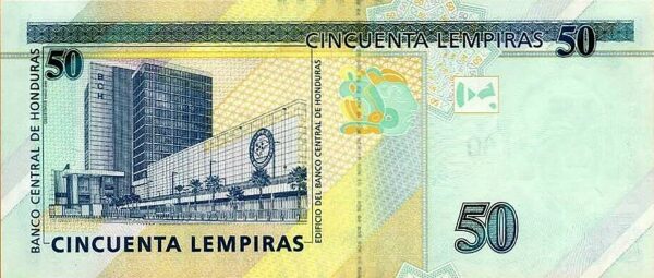 Honduras 50 lempiras 2019