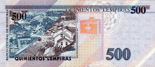 Honduras 500 lempiras 2019