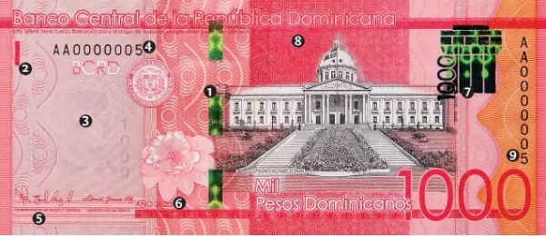 Dominican Republic 1000 pesos 2020