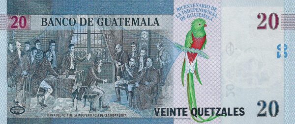 Guatemala 20 quetzal 2020
