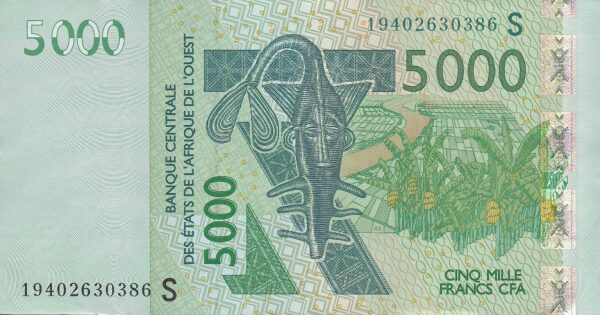 Guinea-Bissau 5000 francs 2019