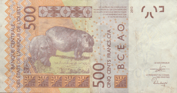Guinea-Bissau 500 francs 2020