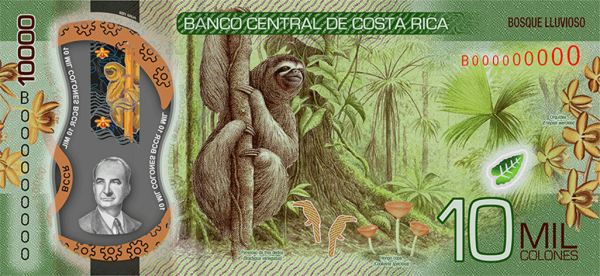 Costa Rica 10000 colones 2021