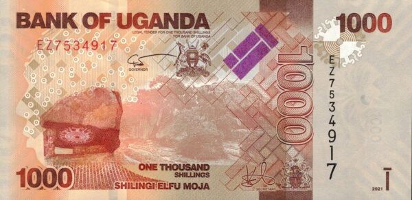 Uganda 1000 shillings 2021