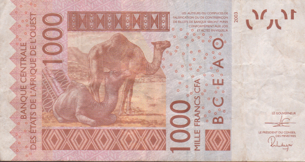 Guinea-Bissau 1000 francs 2020